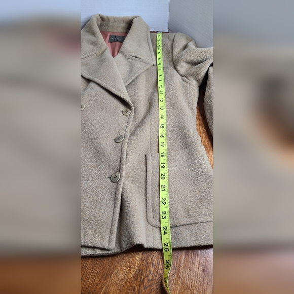 EUC Calvin Klein wool pea coat - Picture 12 of 13